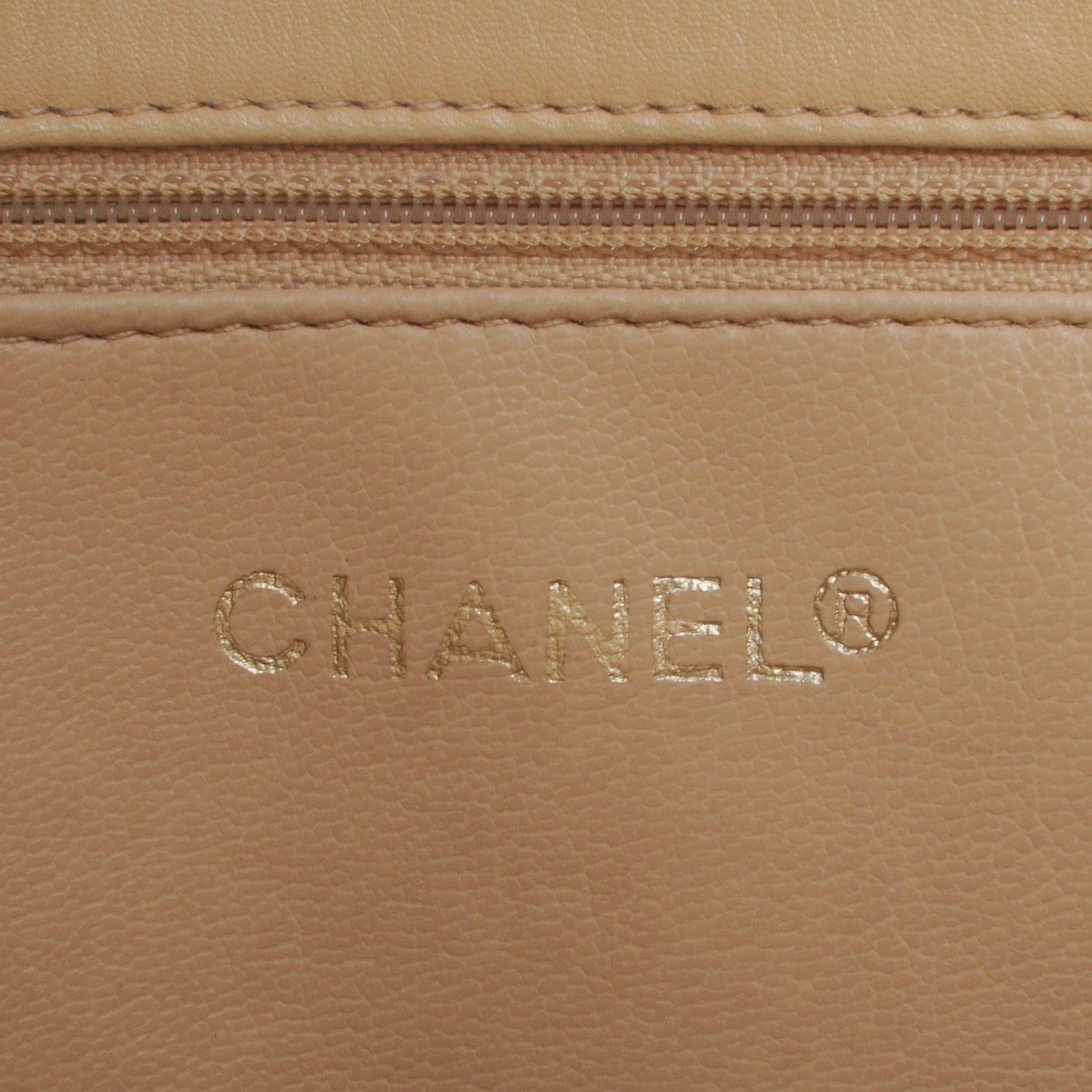 Chanel Lambskin Shopping Tote Beige 5 of 8