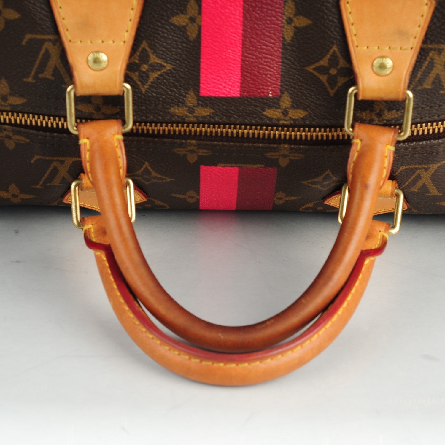Louis Vuitton Monogram My LV Heritage Speedy 40 Bordeaux Fuchsia 9 of 10