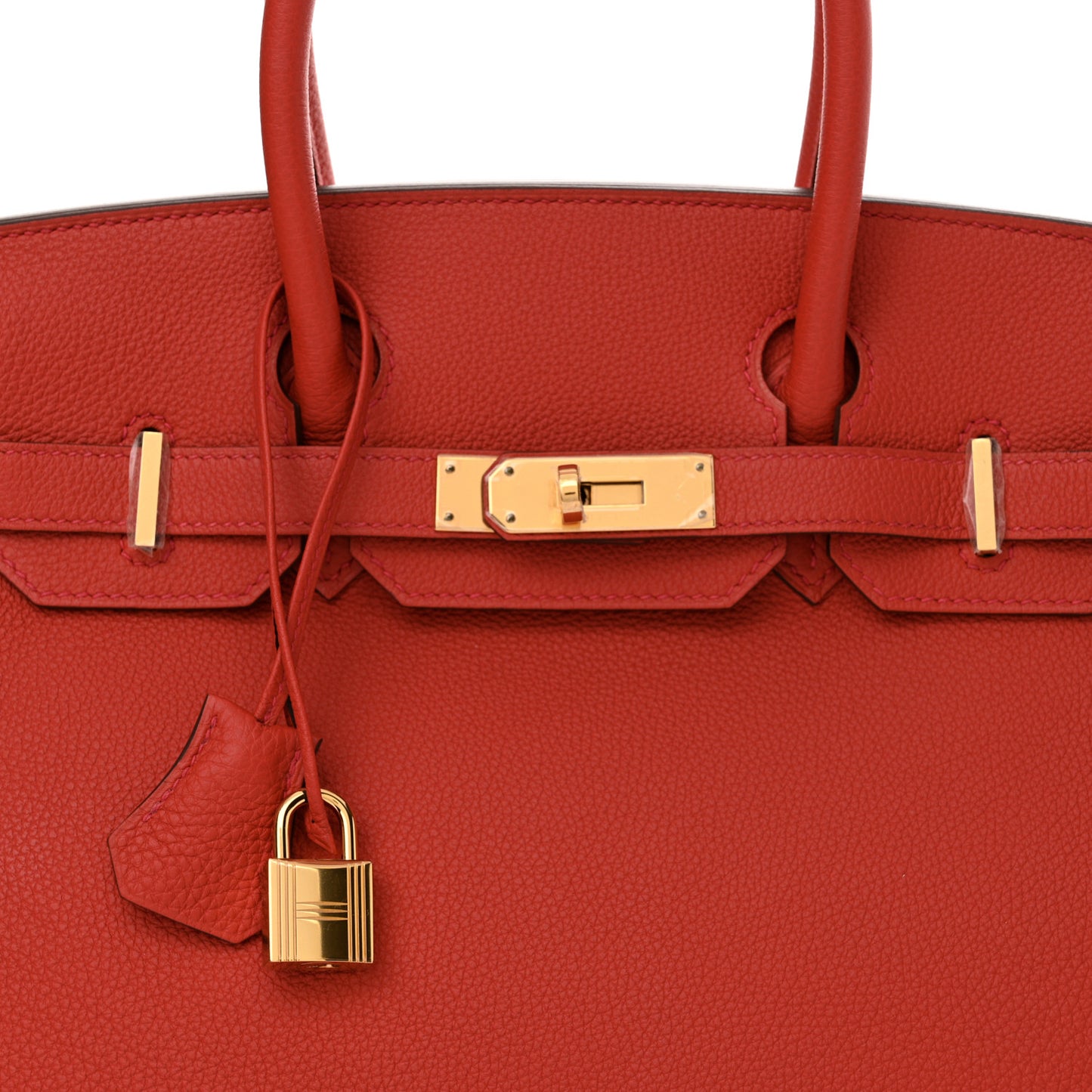 Togo Birkin 30 Rouge Casaque