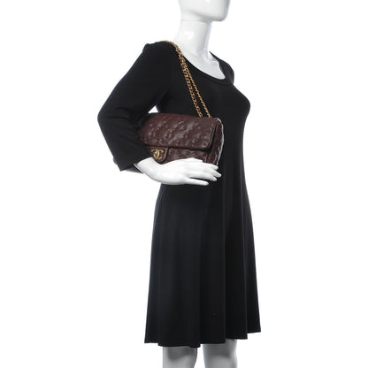 Chanel Caviar Stitched Flap Burgundy 3 of 9