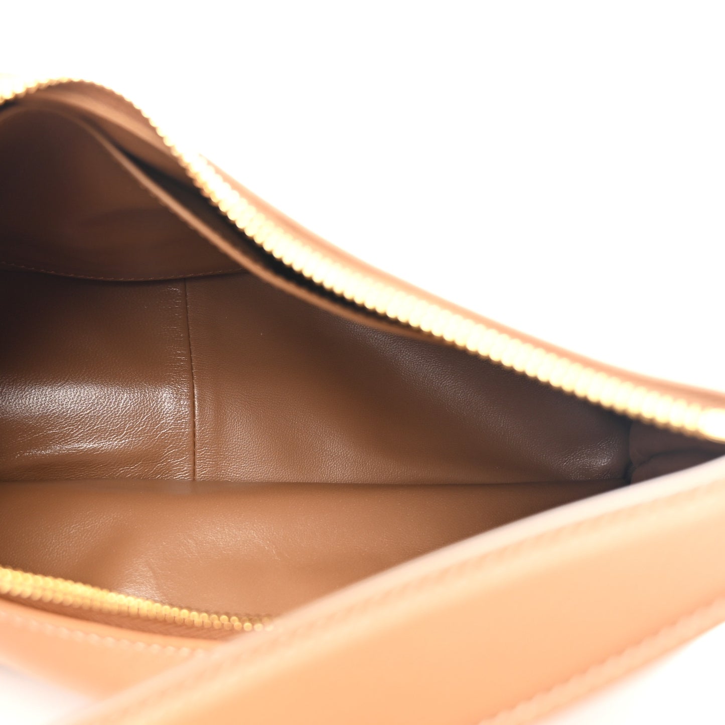 Soft Calfskin Medium Aimee Shoulder Bag Caramel
