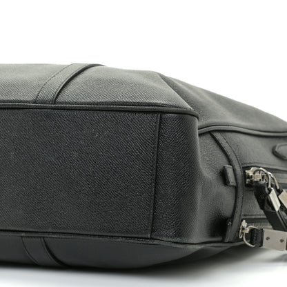 Burberry Textured Calfskin Briefcase Black 5 of 9