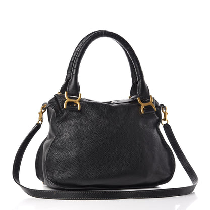 Chloe Calfskin Medium Marcie Satchel Black 3 of 17