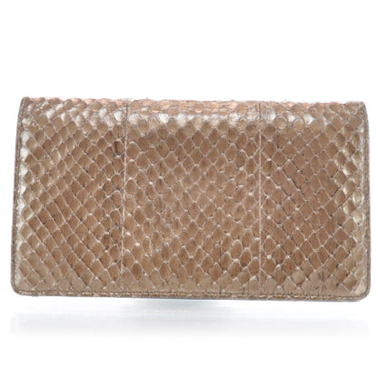 Chanel Python Yen Wallet Bronze 3 of 7