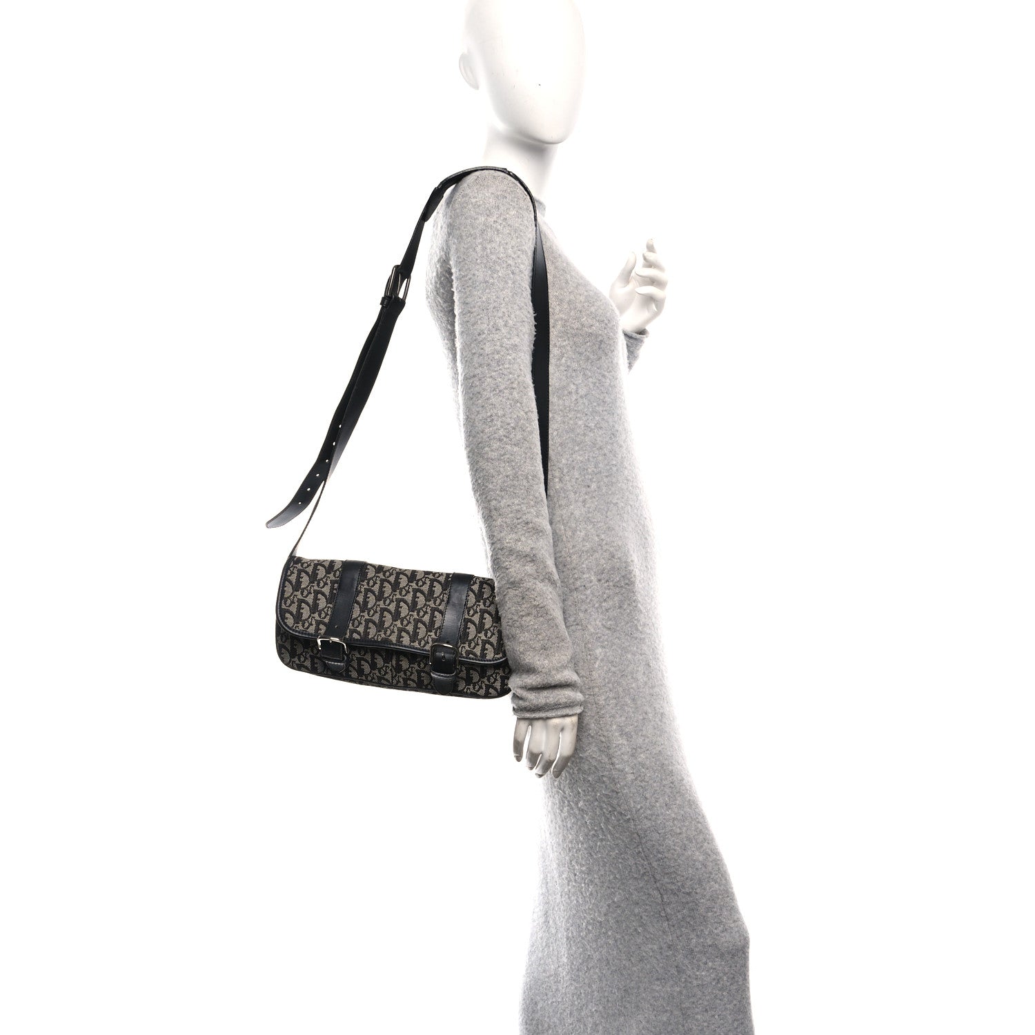 Christian Dior Monogram Messenger Black 2 of 12