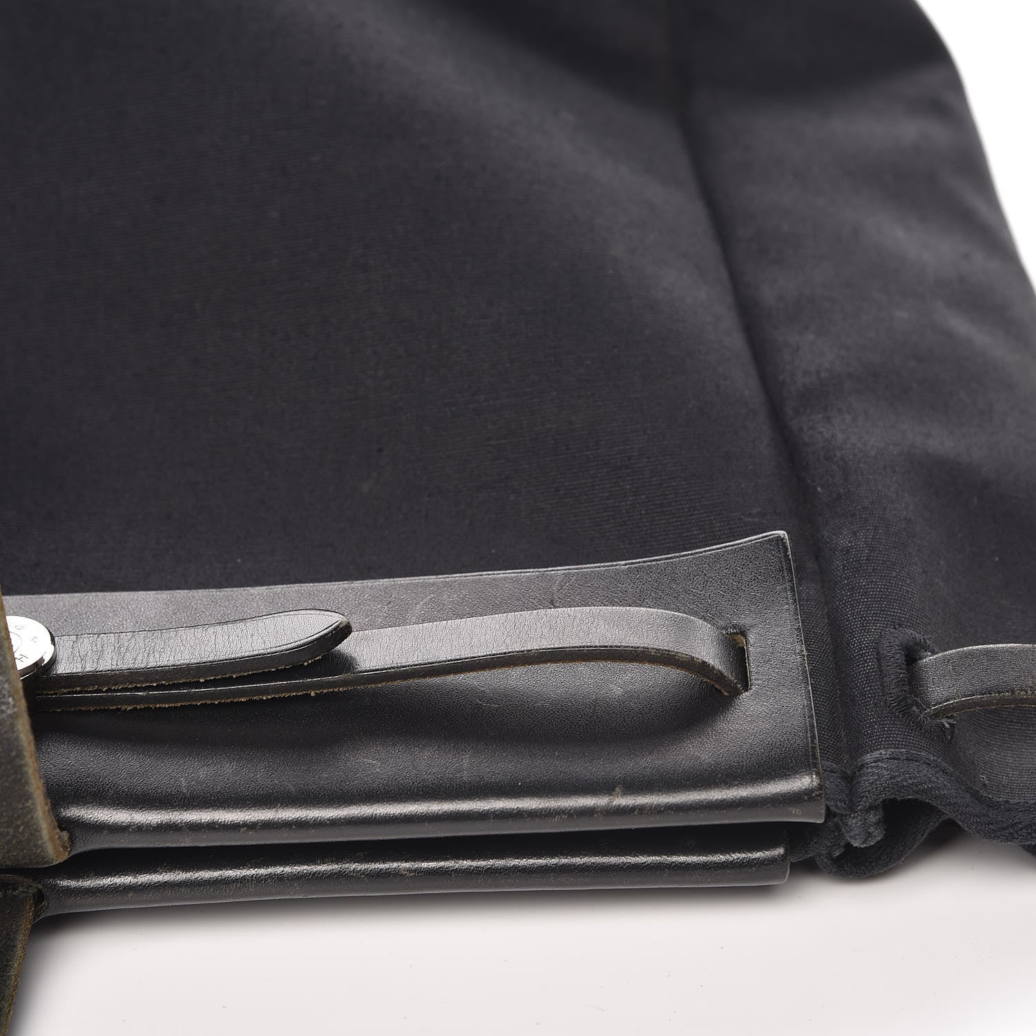 Hermes Toile Vache Hunter Herbag Cabas MM Black 18 of 28