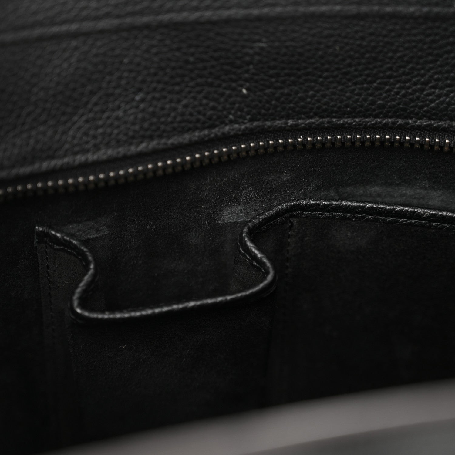 Celine Drummed Calfskin Micro Luggage Black 12 of 19