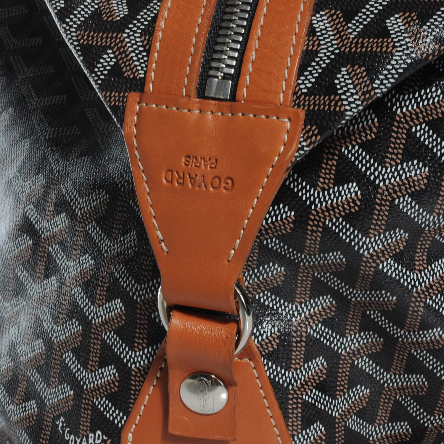 Goyard Goyardine Boeing 55 Black Gold 5 of 9