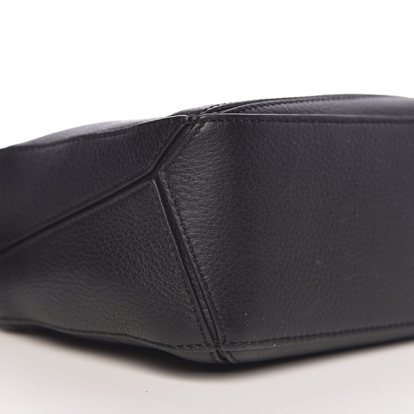 Calfskin Mini Puzzle Bag Black