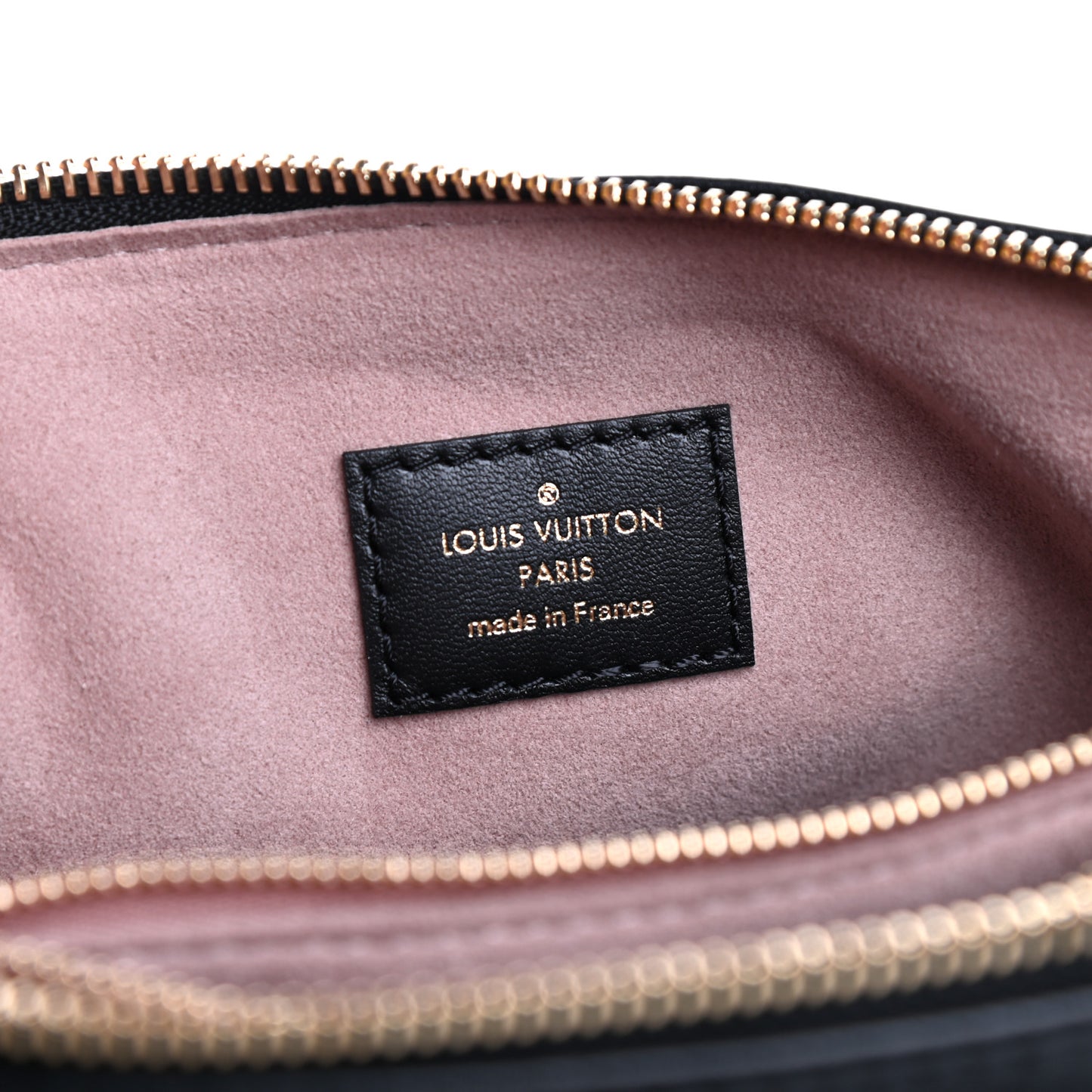 Lambskin Embossed Monogram Coussin PM Black