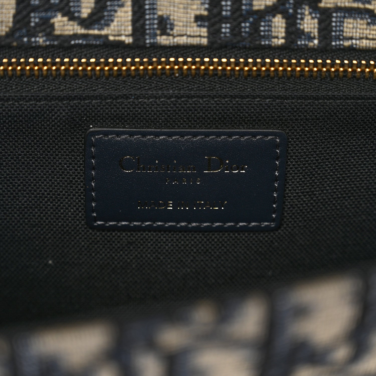 Christian Dior Oblique 30 Montaigne Flap Bag Blue 7 of 9