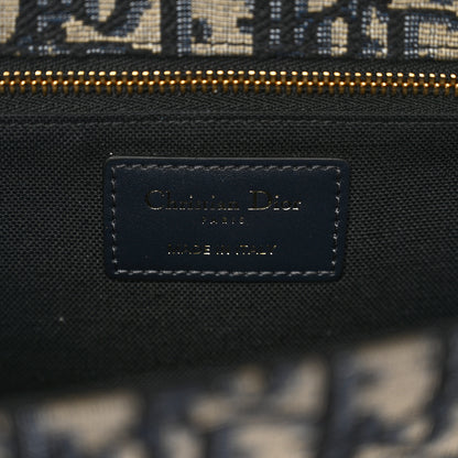 Christian Dior Oblique 30 Montaigne Flap Bag Blue 7 of 9