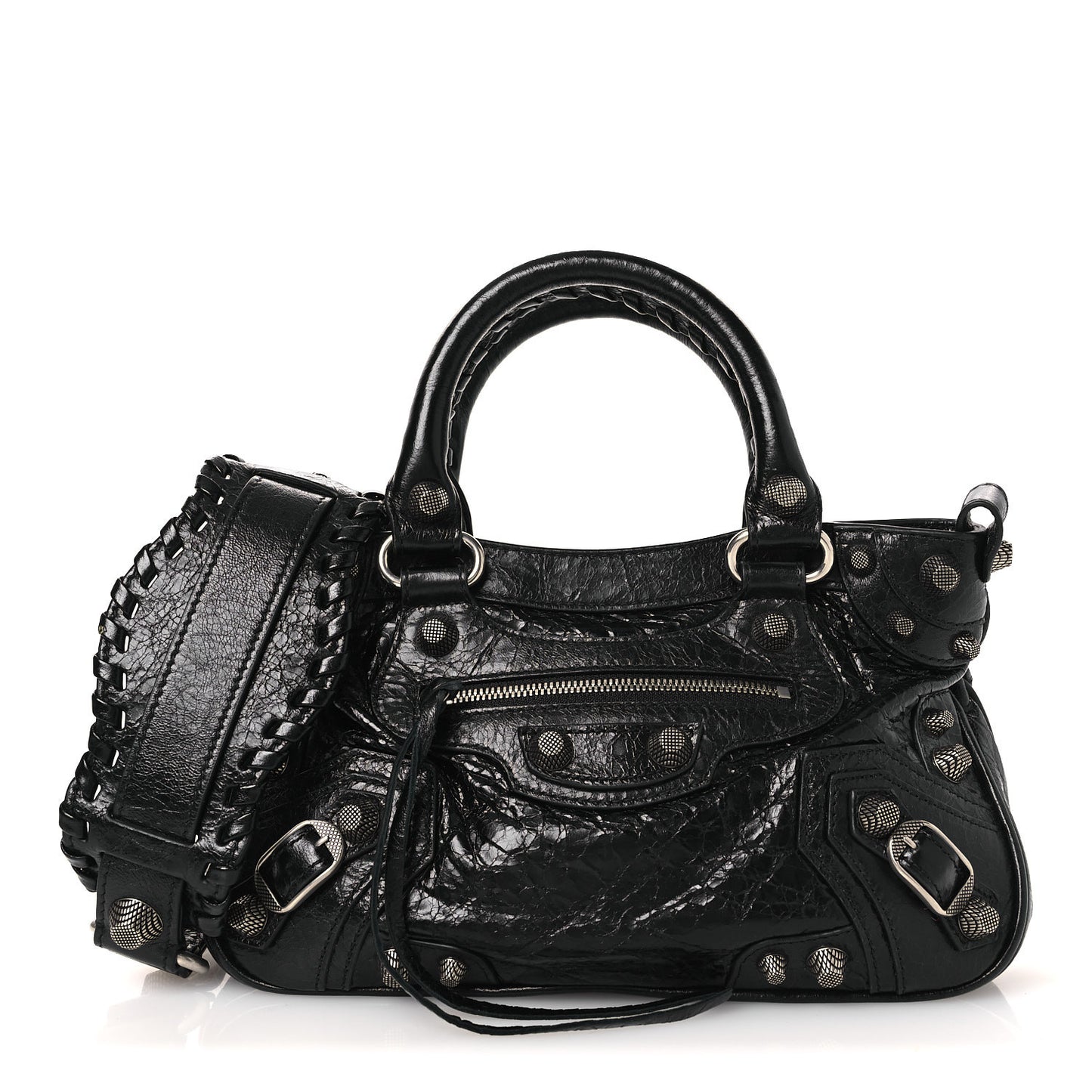 Agneau Arena Neo Cagole Small Handbag Black