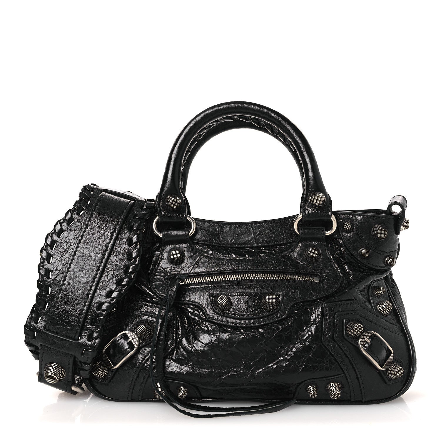Balenciaga Agneau Arena Neo Cagole Small Handbag Black 1 of 12
