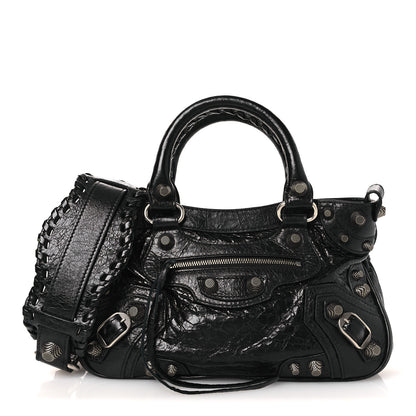 Balenciaga Agneau Arena Neo Cagole Small Handbag Black 1 of 12