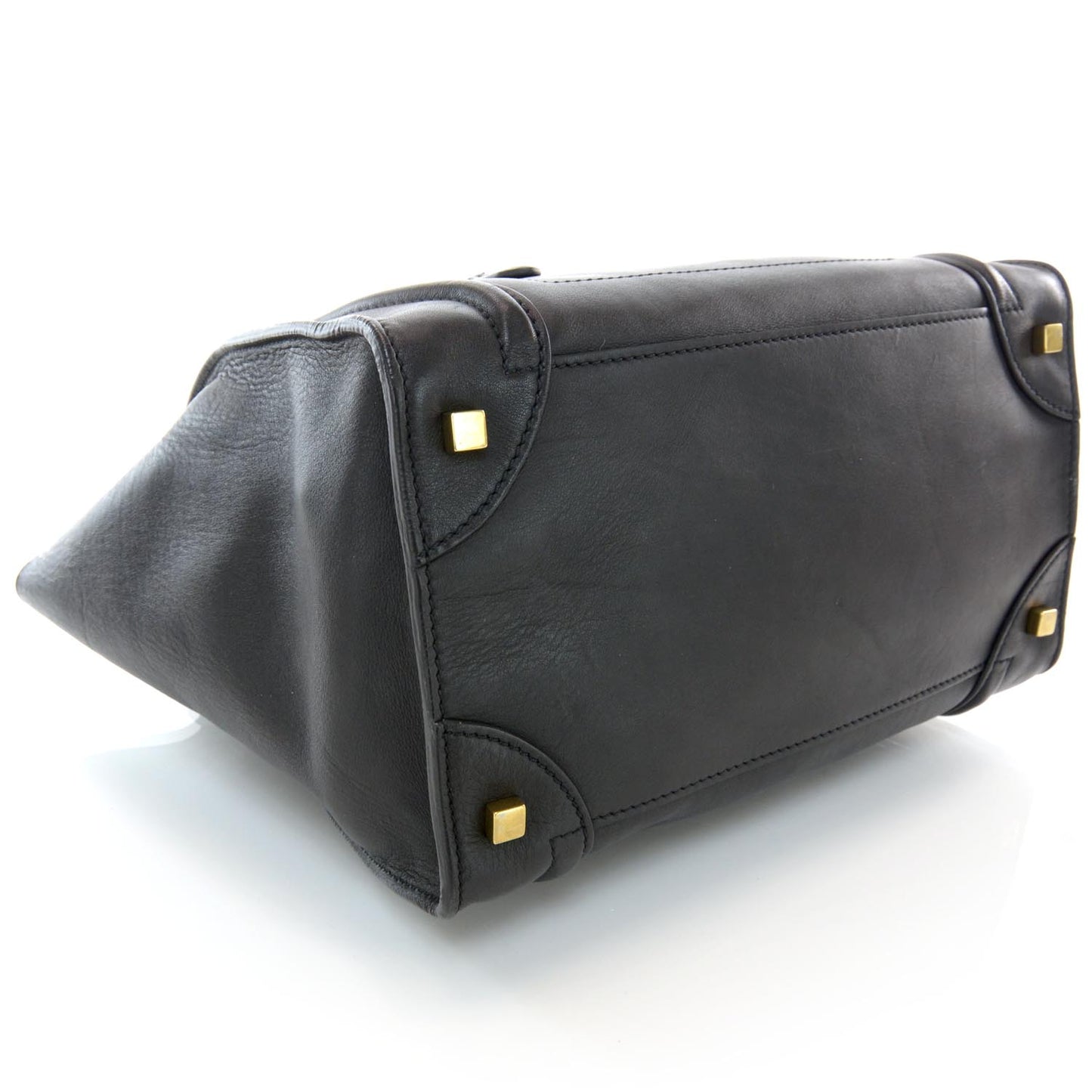 Smooth Calfskin Mini Luggage Black