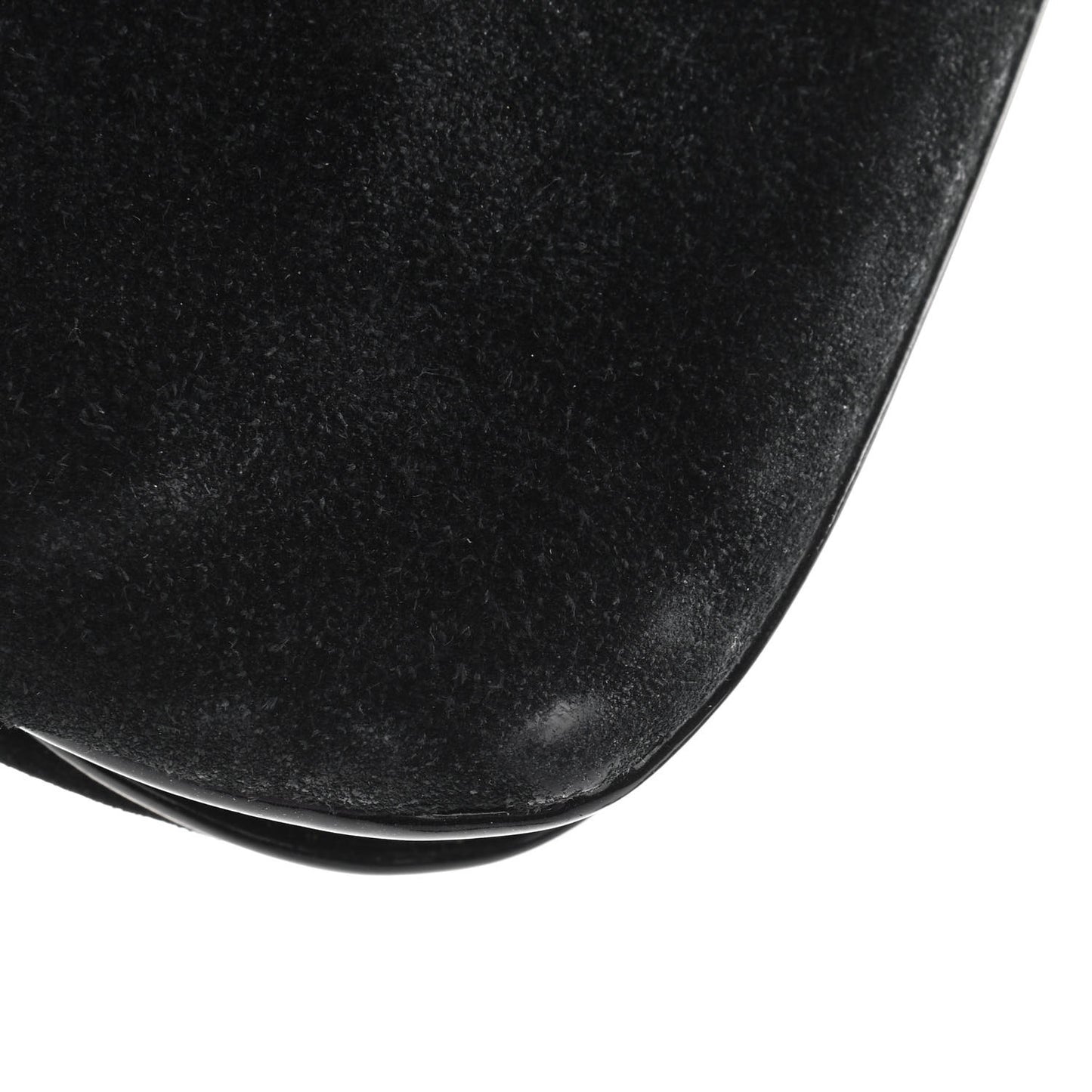 Suede Small 1973 Chain Shoulder Bag Black