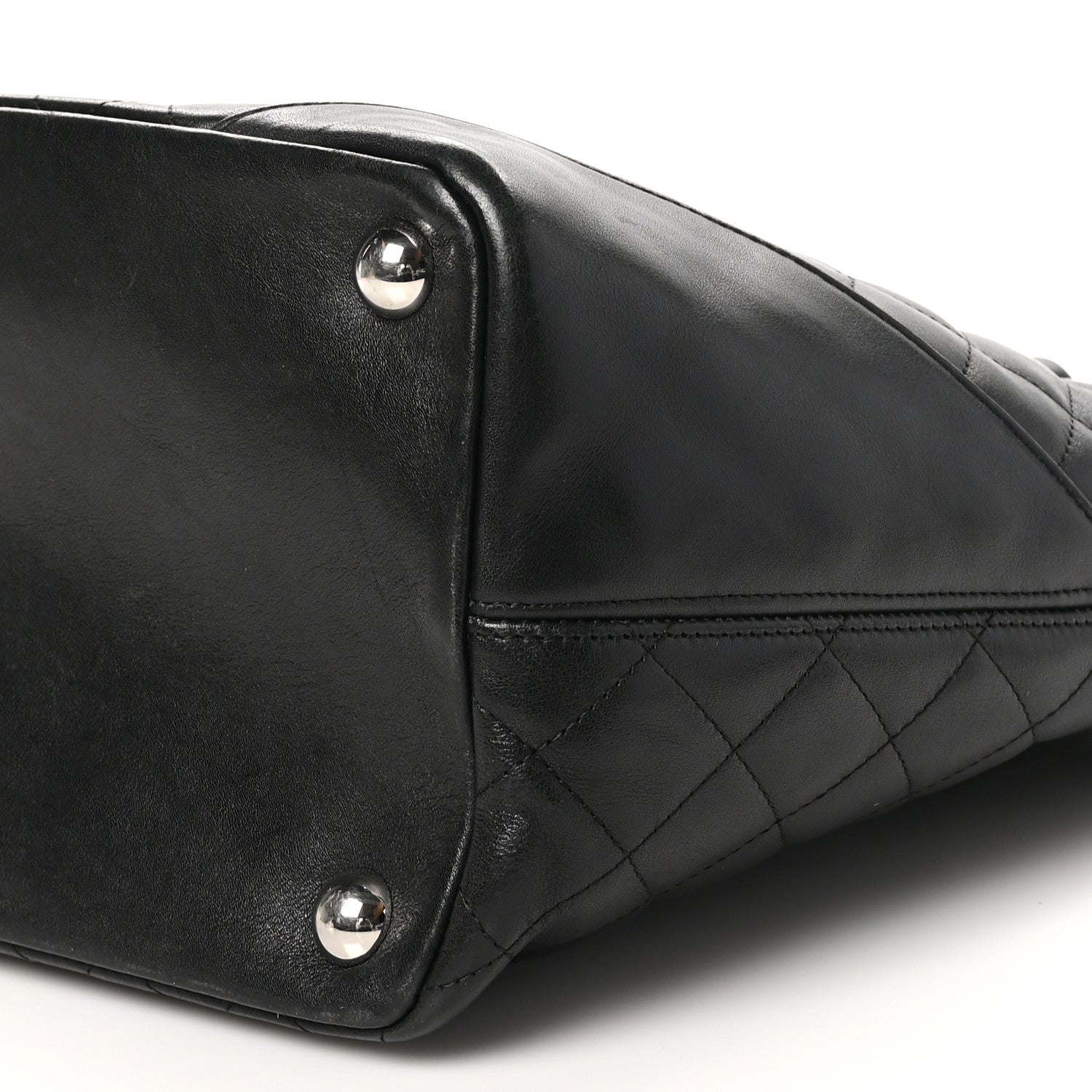 Chanel Calfskin Quilted Large Cambon Tote Black 9 of 11