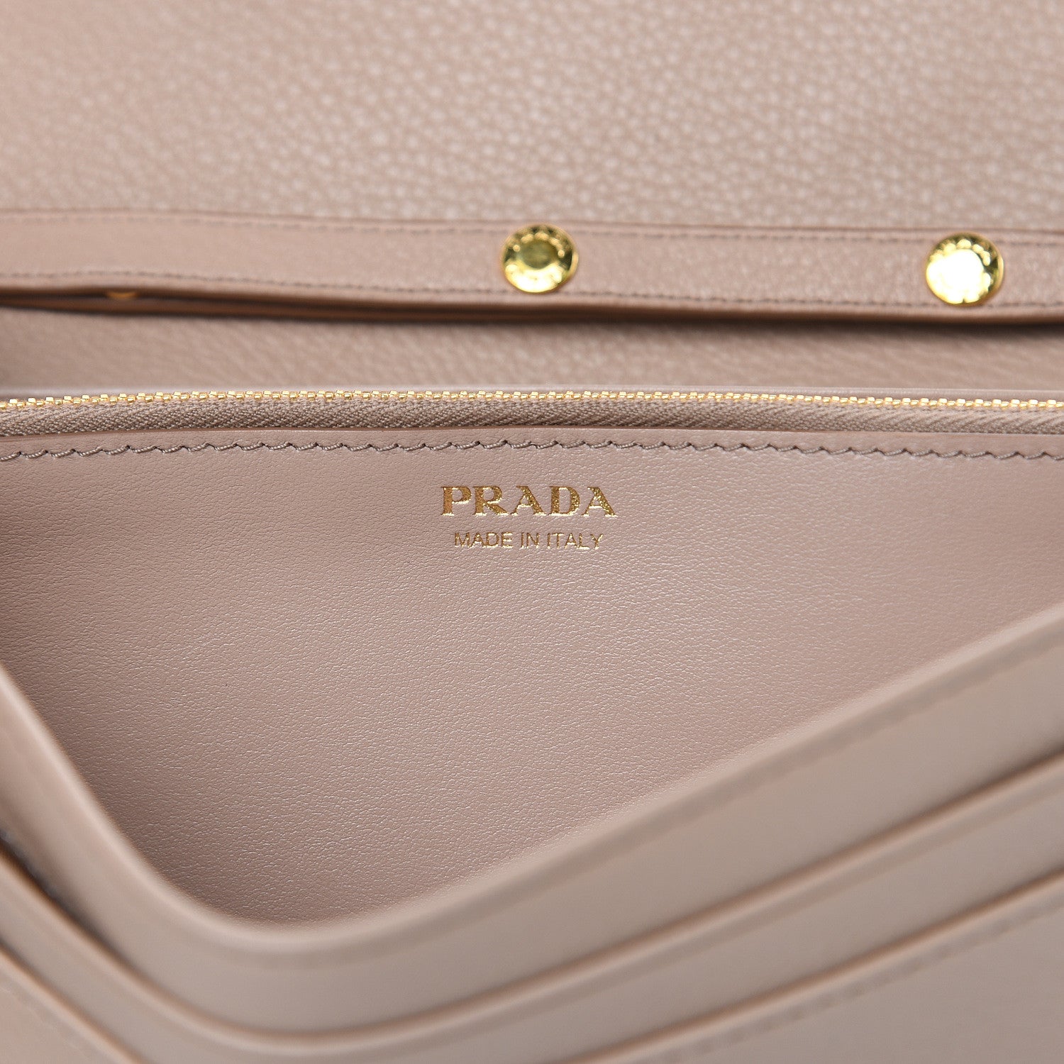 Prada Vitello Daino Chain Wallet Cammeo 6 of 11