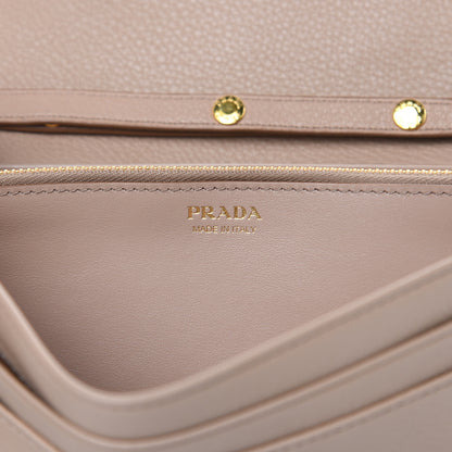 Prada Vitello Daino Chain Wallet Cammeo 6 of 11
