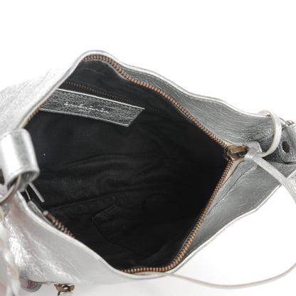 Balenciaga Agneau Classic Hardware Hip Gris Aluminum 6 of 10