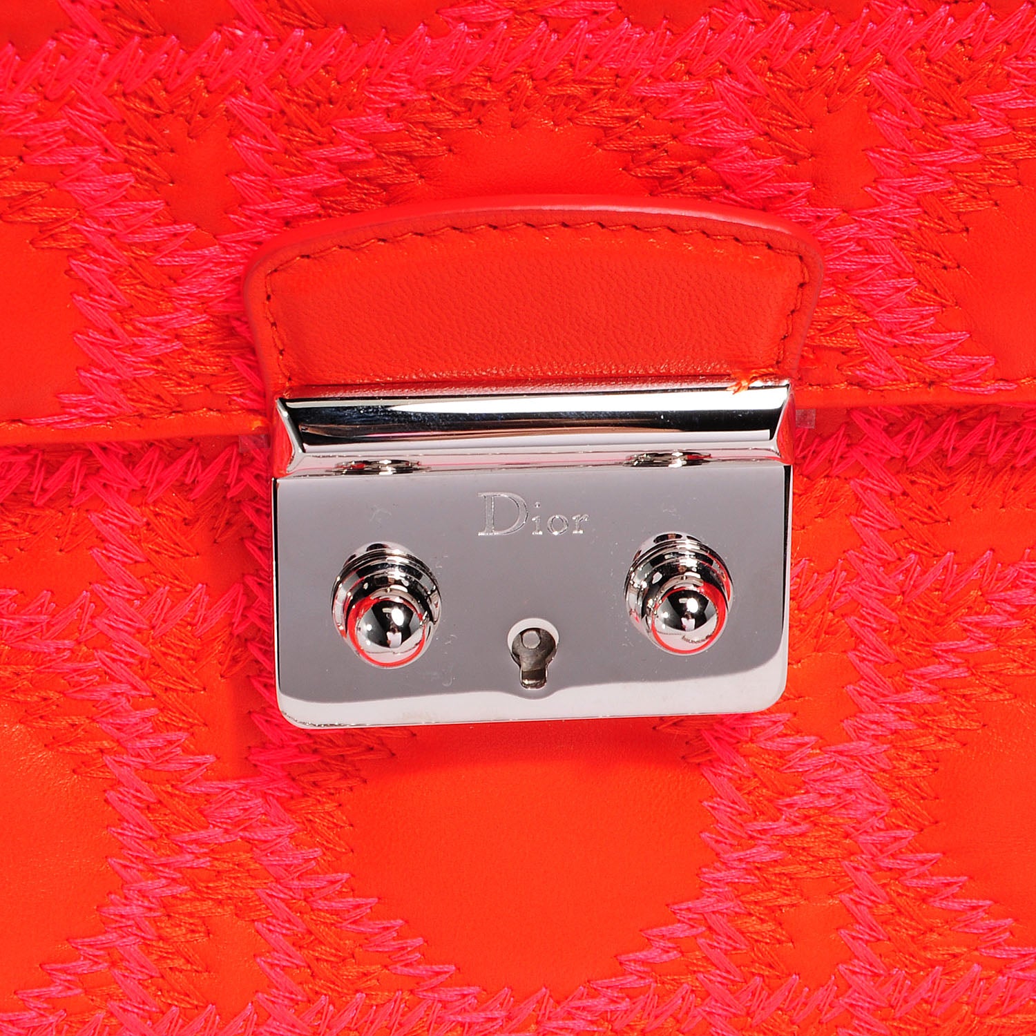 Christian Dior Lambskin Cannage Small Miss Dior Flap 9 of 10