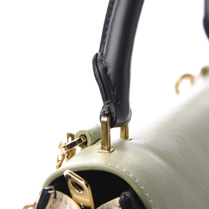 Celine Smooth Calfskin Medium Tri-Color Trapeze Pistachio 11 of 14