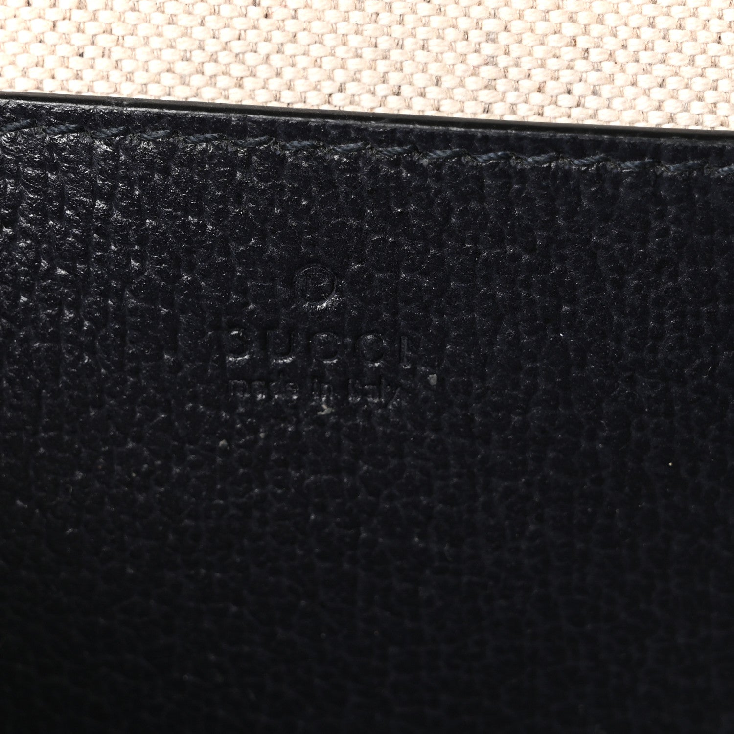 Gucci GG Supreme Monogram Textured Dollar Calfskin Web Mini Ophidia Envelope Shoulder Bag Beige Blue 6 of 10