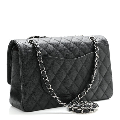 Chanel Caviar Quilted Medium Double Flap Black 3 of 11