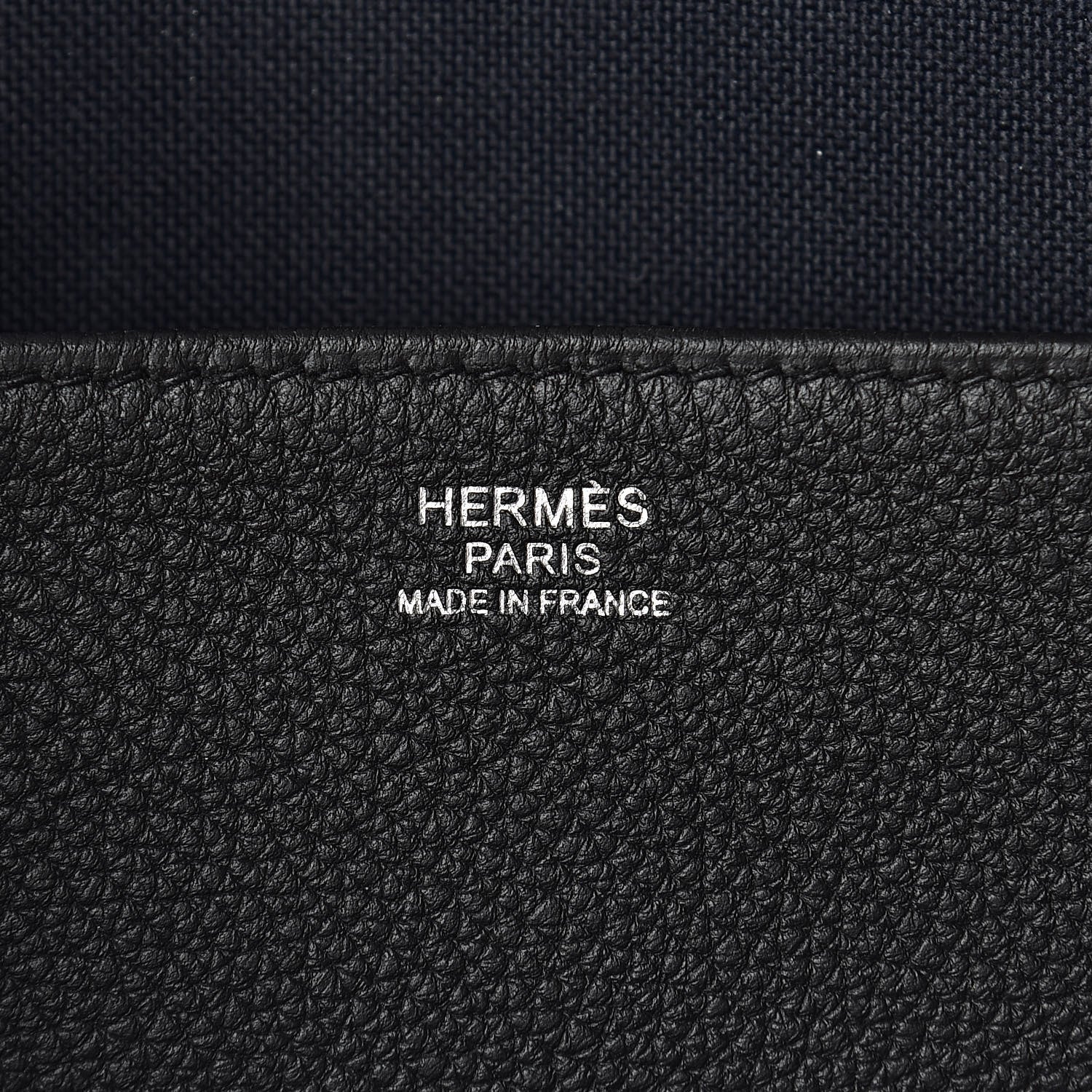 Hermes Togo Victoria Light Briefcase Black 6 of 10