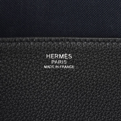 Hermes Togo Victoria Light Briefcase Black 6 of 10
