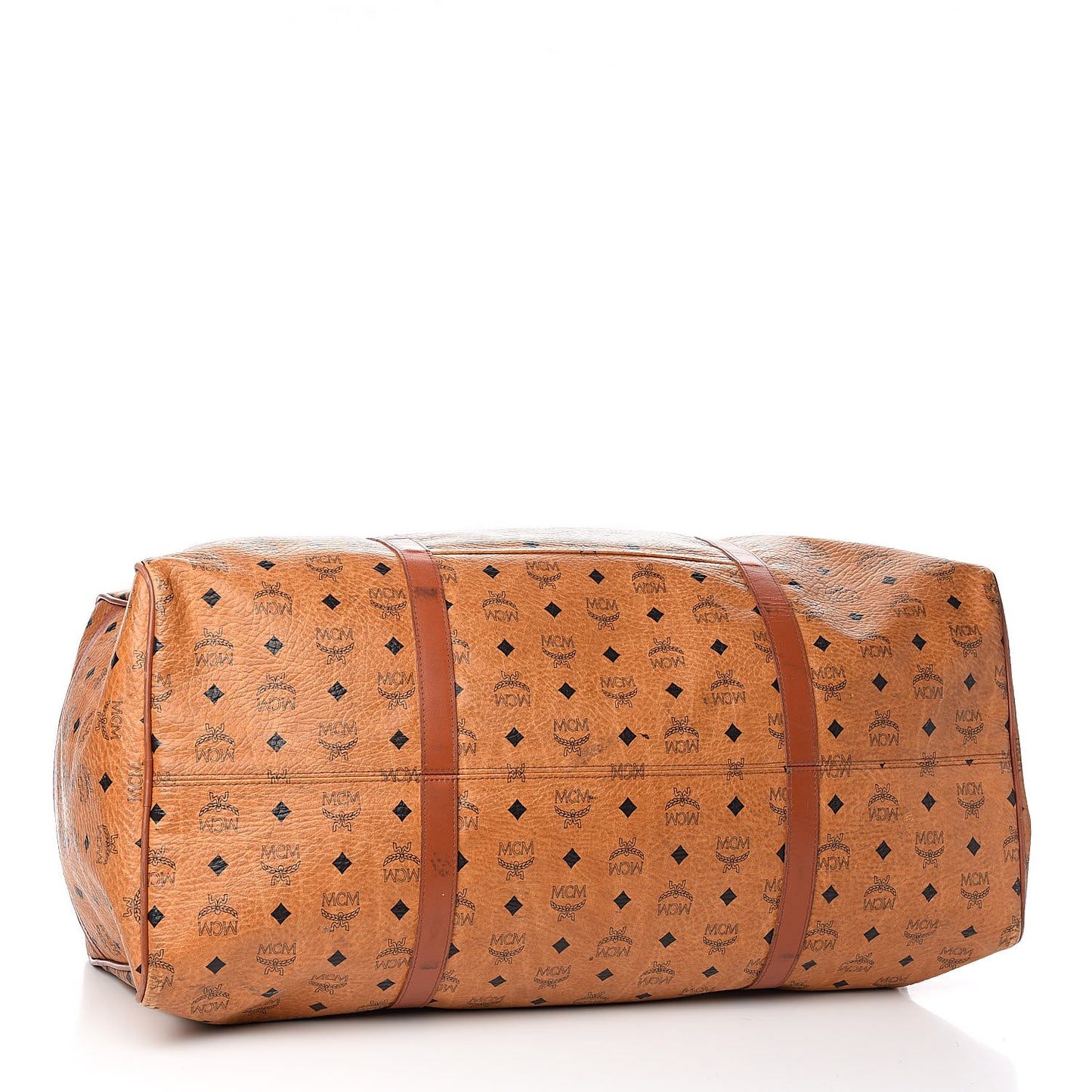 Visetos Boston Weekender Bag Cognac