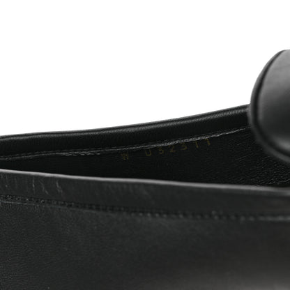 Chanel Calfskin Mens Stitched CC Loafers 39 Black 8 of 8