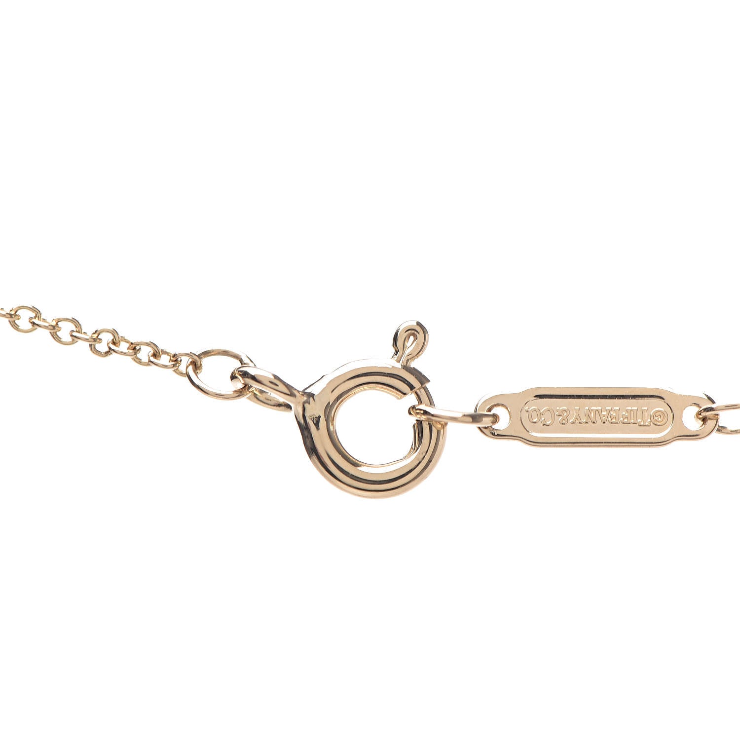 Tiffany 18K Yellow Gold Diamond Flower Pendant Necklace 5 of 7