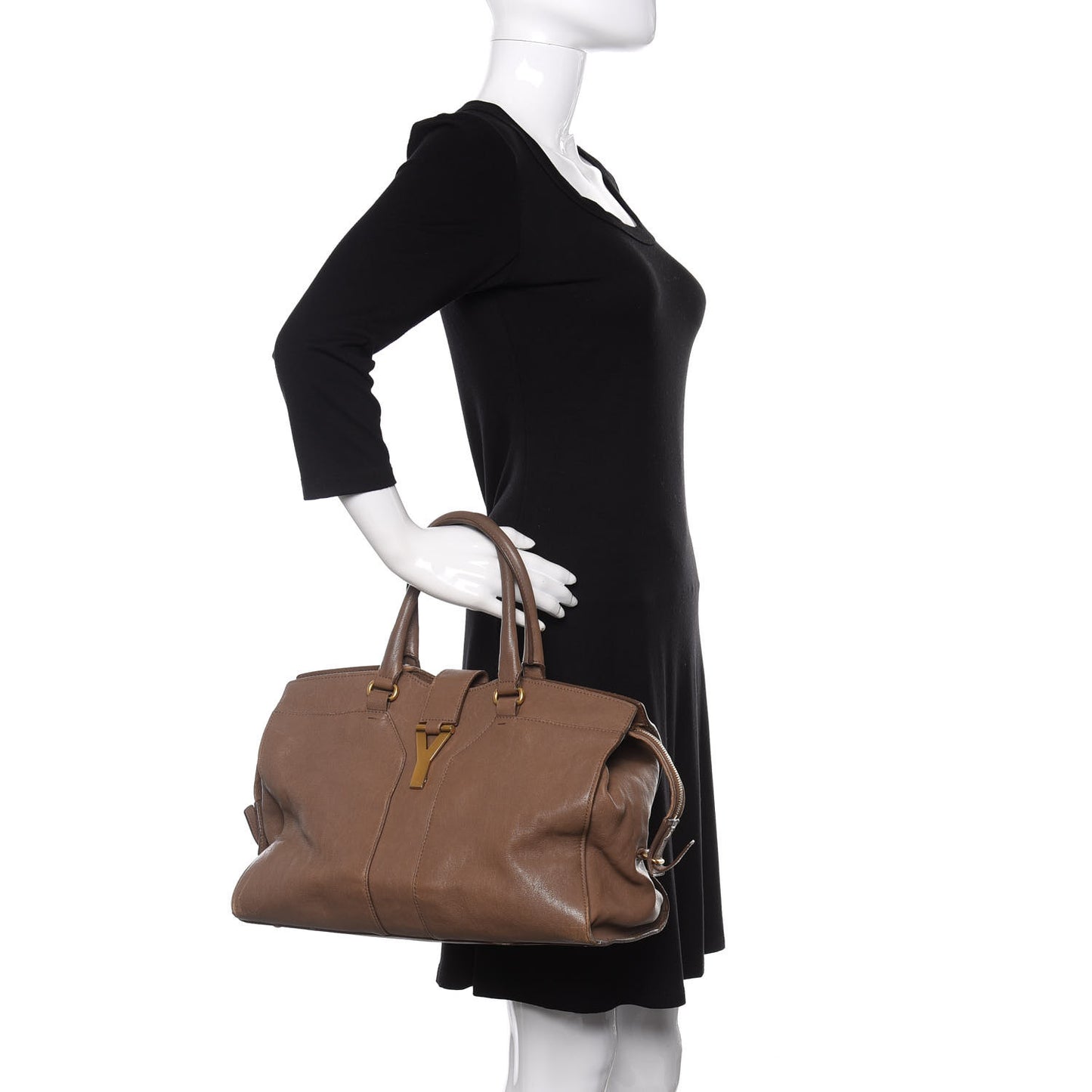 Sheepskin Medium Cabas ChYc Taupe