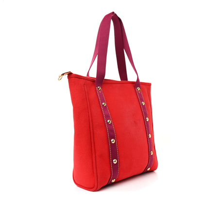 Louis Vuitton Toile Antigua Cabas MM Red Pink 3 of 11