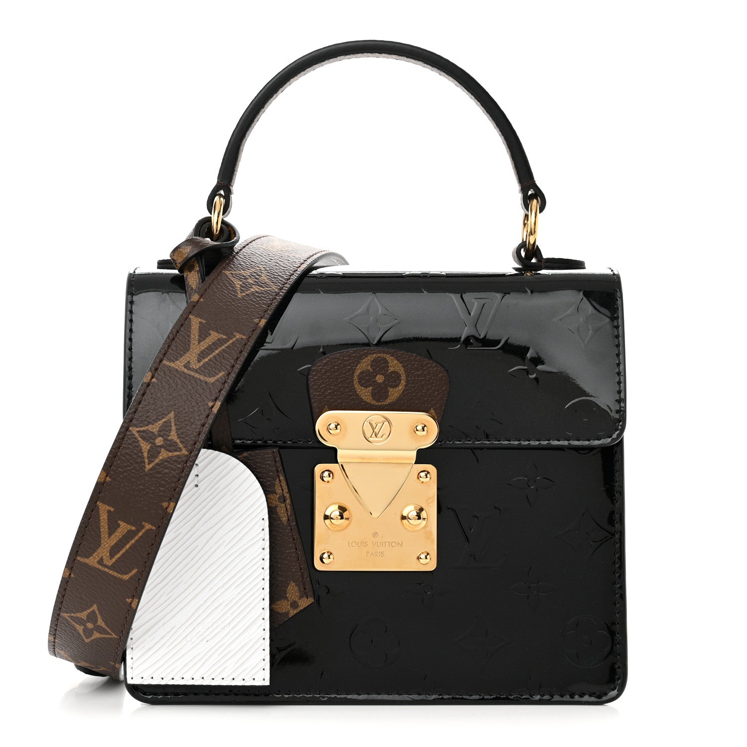 Louis Vuitton Vernis Epi Monogram Spring Street Black 1 of 12