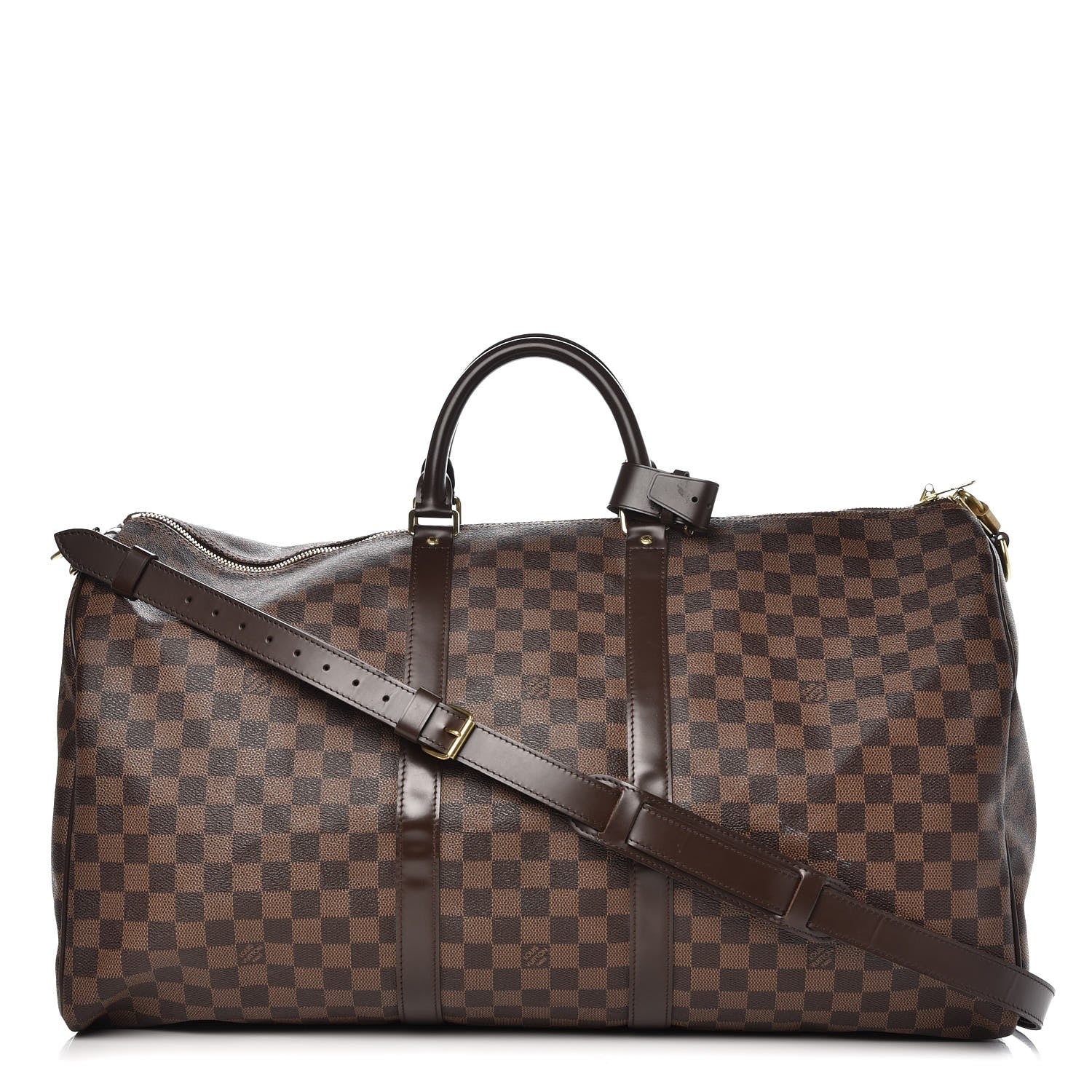 Louis Vuitton Damier Ebene Keepall Bandouliere 55 1 of 8