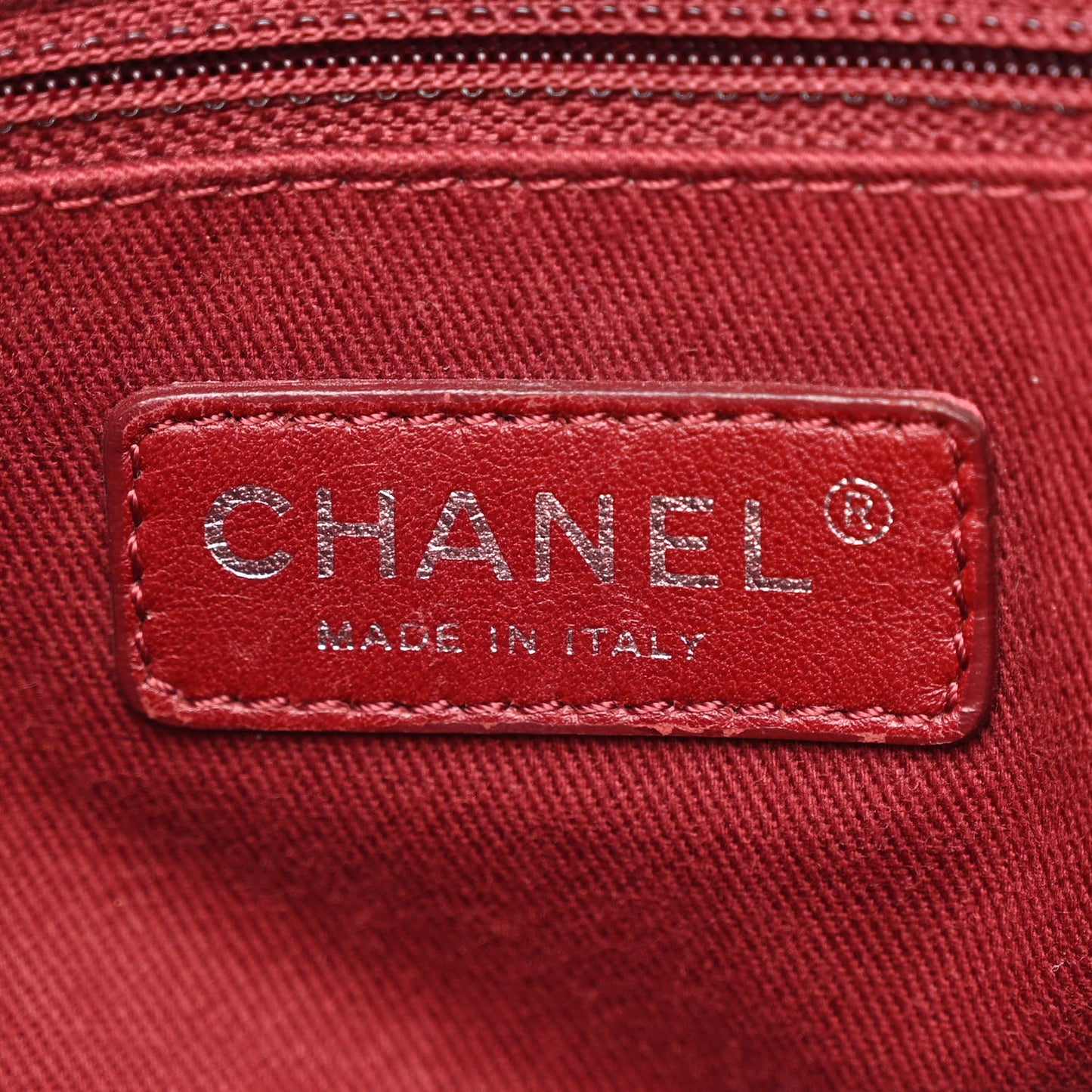 Canvas Mini Deauville Tote Red