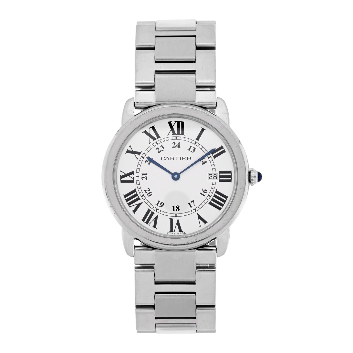 Stainless Steel 36mm Ronde Solo Quartz Watch
