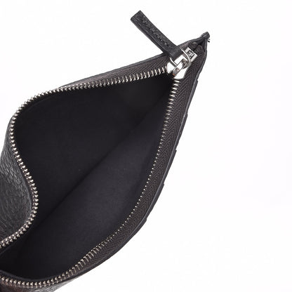 Fendi Cuoio Romano Selleria Mini Peekaboo Clutch Wallet Asfalto 7 of 9