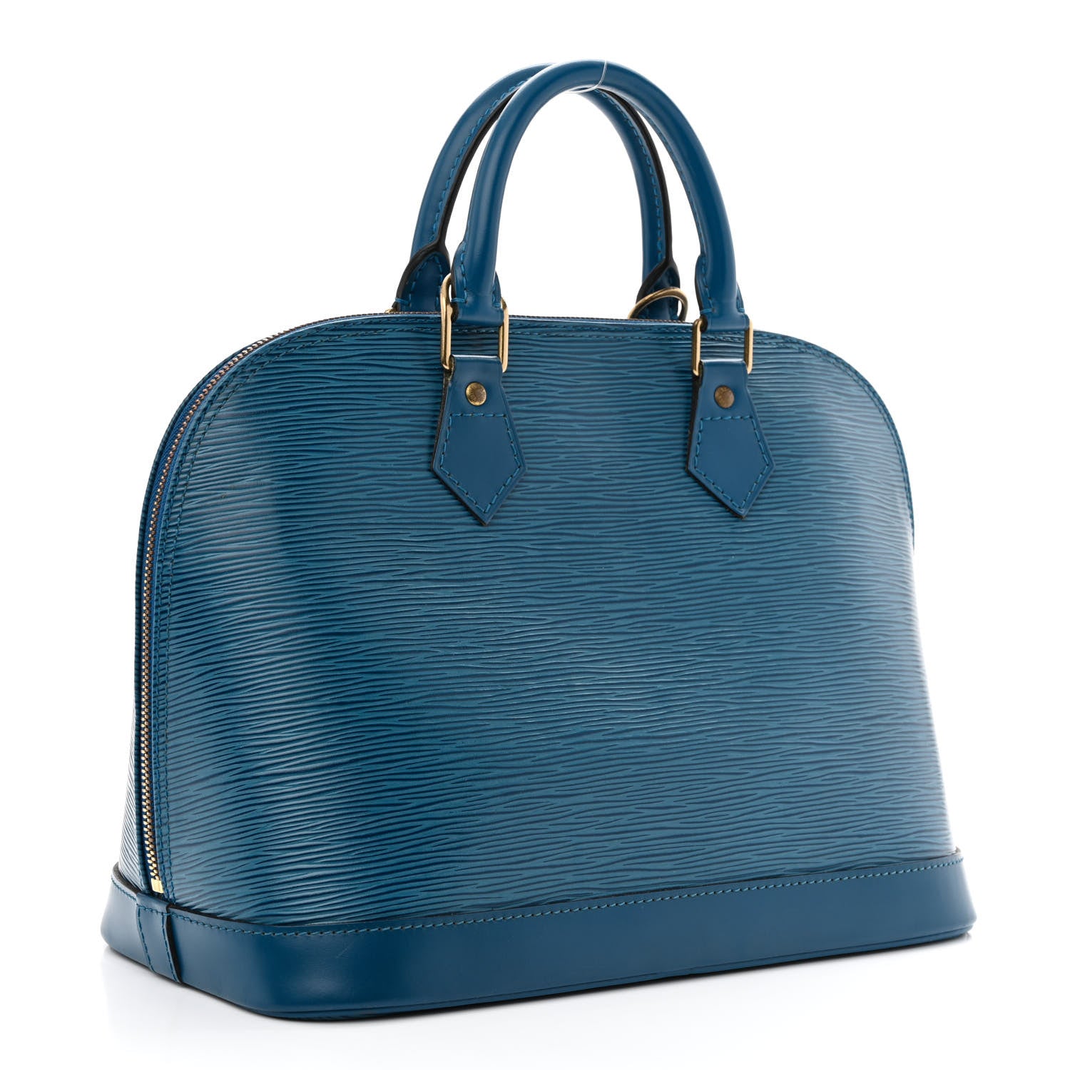 Louis Vuitton Epi Alma PM Cyan 3 of 11