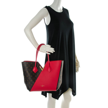 Louis Vuitton Calfskin Monogram Kimono Tote Poppy 2 of 7