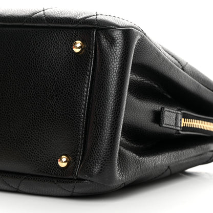 Chanel Caviar Quilted CC Timeless Soft Tote Black 12 of 14