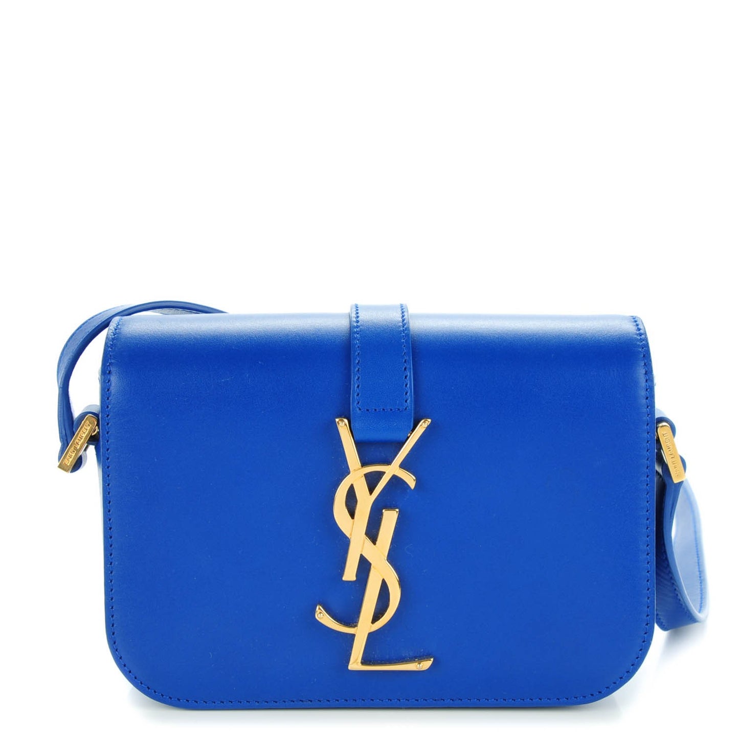 Calfskin Small Classic Monogram Universite Bag Royal Blue