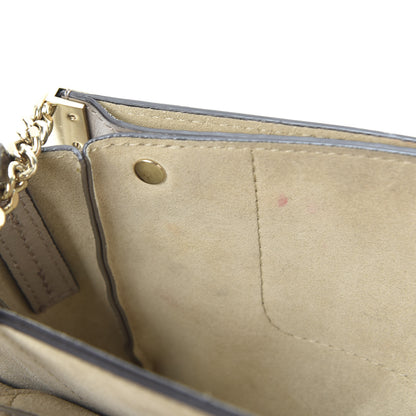 Chloe Suede Calfskin Small Faye Shoulder Bag Motty Grey 10 of 11