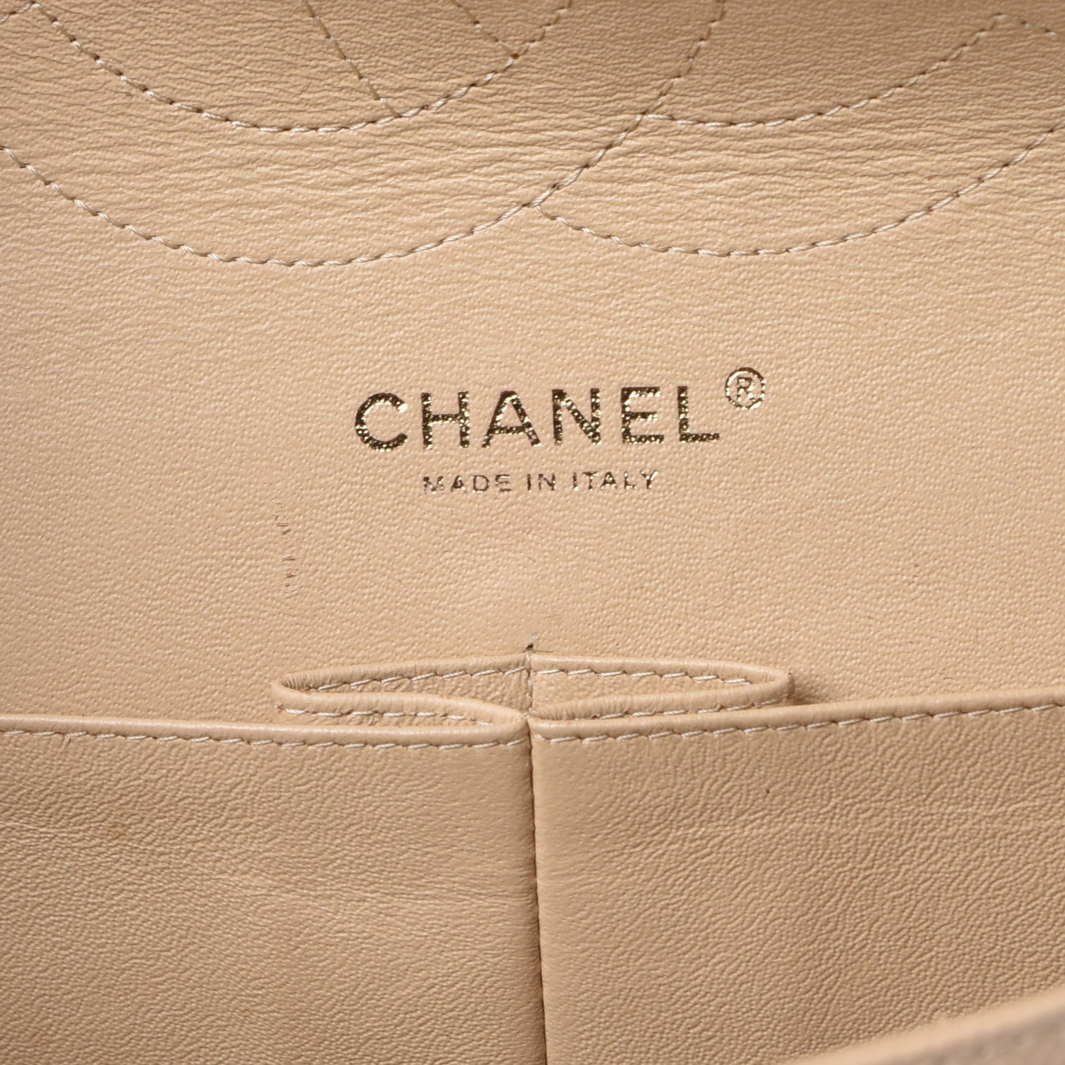 Chanel Caviar Quilted Jumbo Double Flap Beige Clair 7 of 18