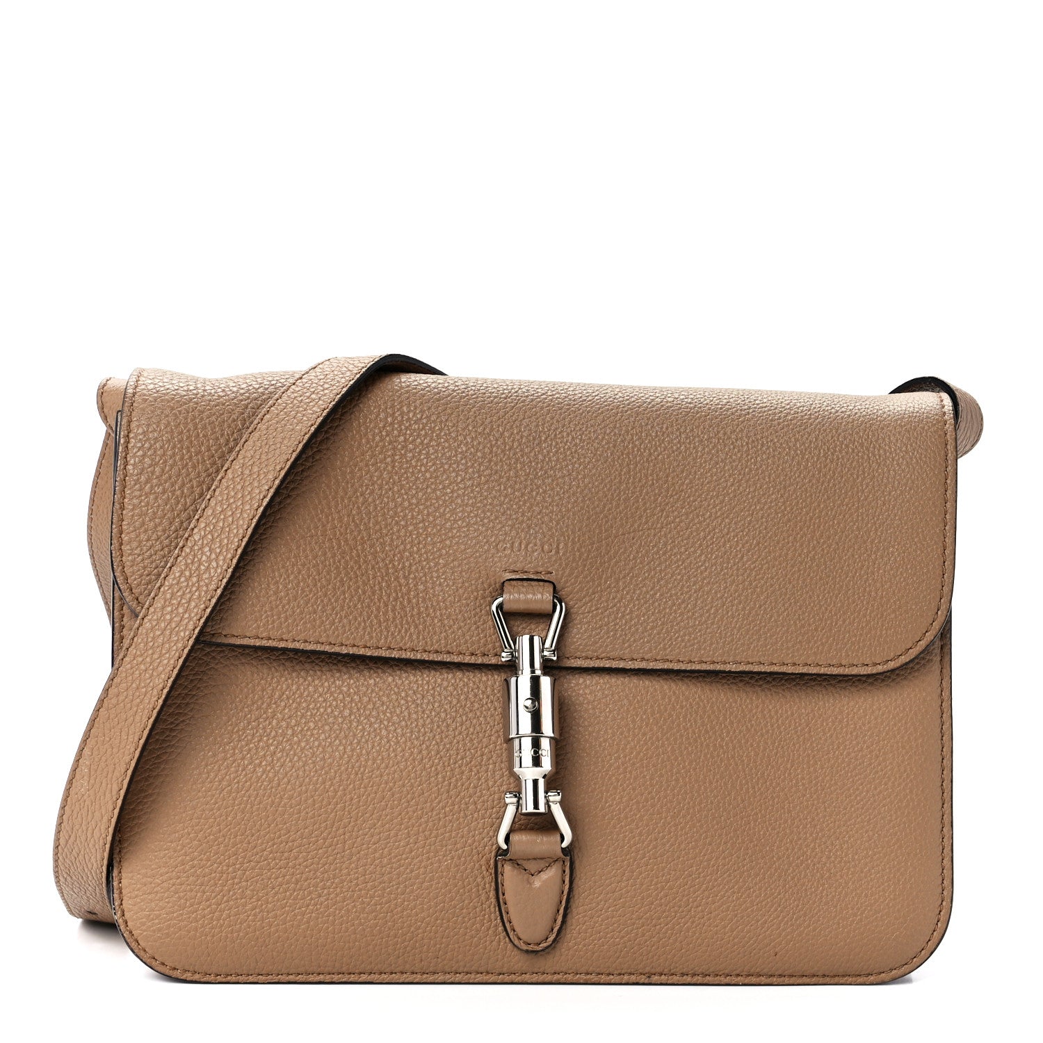Gucci Grand Prix Calfskin Small Jackie Shoulder Bag Classic Camel 1 of 12