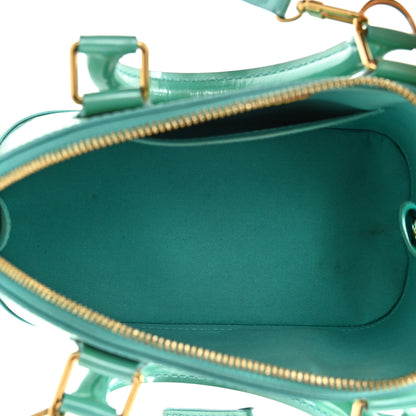 Louis Vuitton Vernis Alma BB Blue Lagon 6 of 12