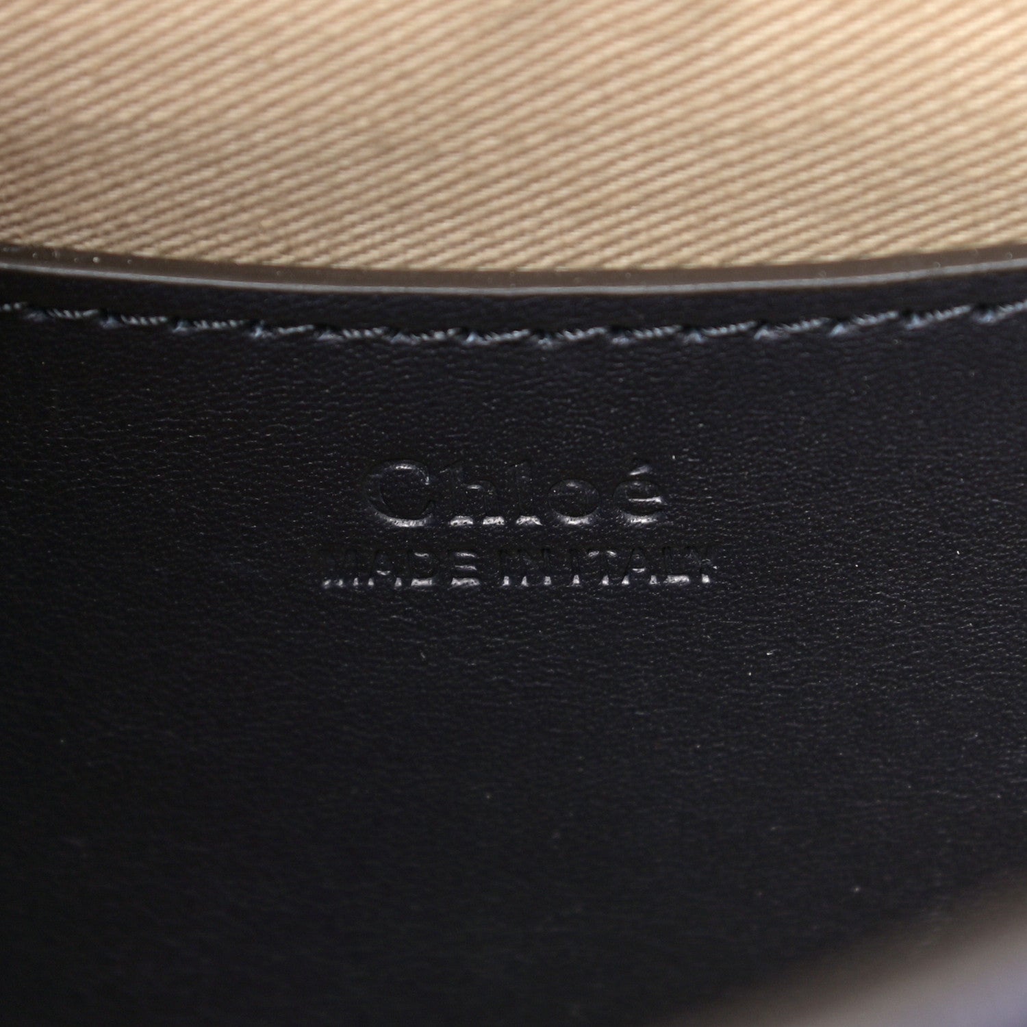 Chloe Calfskin Crocodile Embossed Small Tess Bag Full Blue 10 of 25